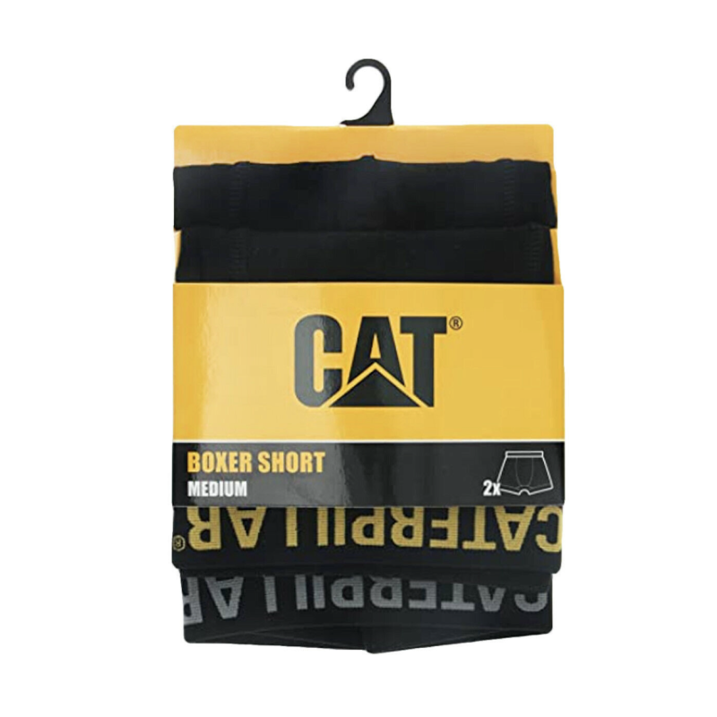Lot de 2 Boxers Caterpillar Homme Noirs | Original MenShop