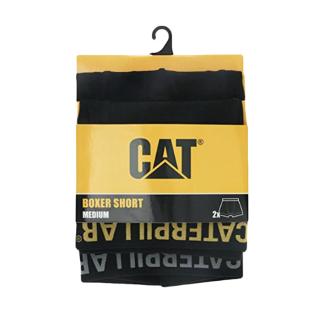 Lot de 2 Boxers Caterpillar Homme Noirs | Original MenShop