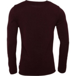 Pull Kronstadt Homme Bordeaux Col Rond | Original MenShop 2