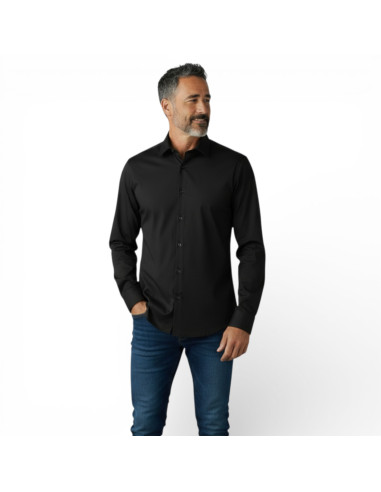 Chemise Eleven Paris Homme Noire | Original MenShop
