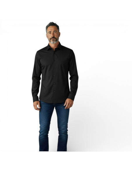 Chemise Eleven Paris Homme Noire | Original MenShop