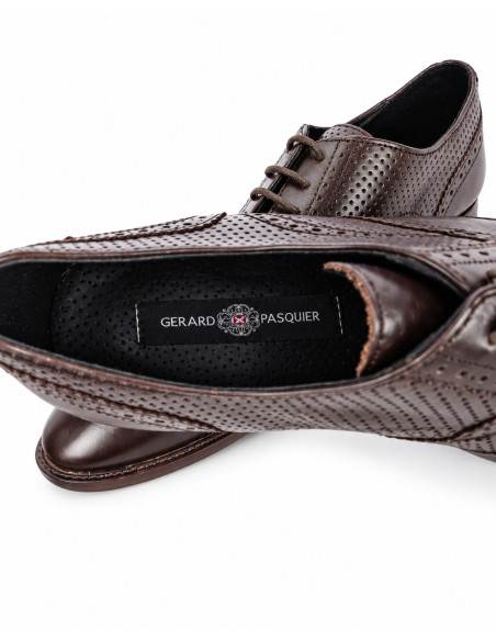 Derby Homme Gérard Pasquier Cuir Marron | Original Menshop