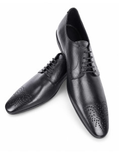 Derby Homme Gérard Pasquier Cuir Noir | Original Menshop