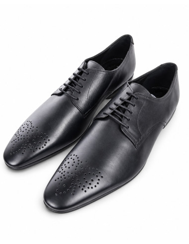 Derby Homme Gérard Pasquier Cuir Noir | Original Menshop