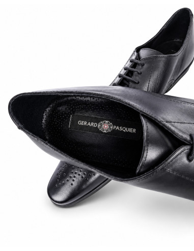 Derby Homme Gérard Pasquier Cuir Noir | Original Menshop