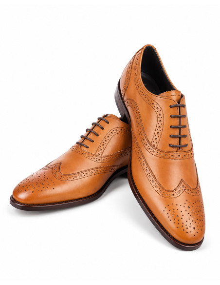 Richelieu Gérard Pasquier Cuir Cognac Homme | Original Menshop