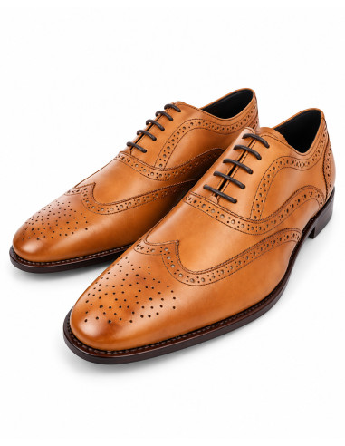 Richelieu Gérard Pasquier Cuir Cognac Homme | Original Menshop