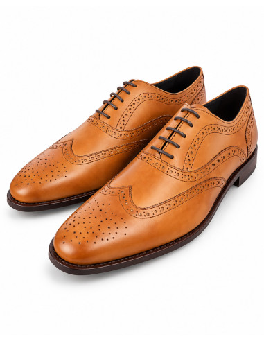 Richelieu Gérard Pasquier Cuir Cognac Homme | Original Menshop