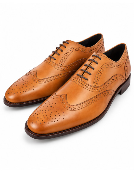 Richelieu Gérard Pasquier Cuir Cognac Homme | Original Menshop