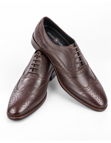 Richelieu Gérard Pasquier Cuir Marron Foncé Homme | Original Menshop