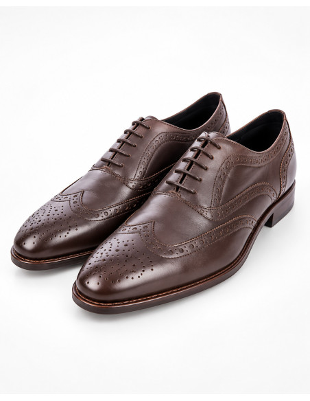 Richelieu Gérard Pasquier Cuir Marron Foncé Homme | Original Menshop