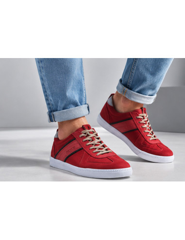 Baskets IKKS Homme Rouges | Original MenShop