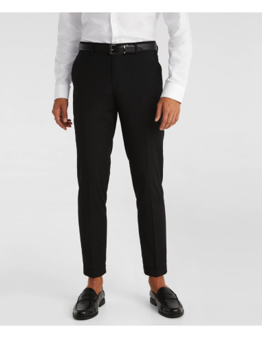 Pantalon Chino Homme Noir Coupe Ajustée | Original MenShop