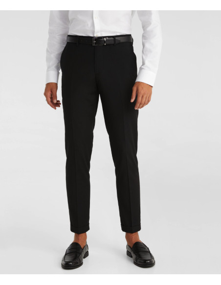Pantalon Chino Homme Noir Coupe Ajustée | Original MenShop
