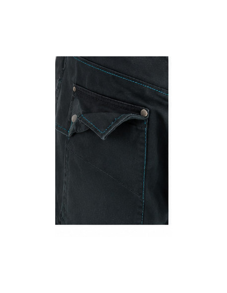 Pantalon Énergie Homme Noir Délavé – Coupe Droite