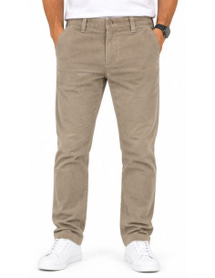 Pantalon Velours Côtelé Homme Beige Taupe | Bendorff