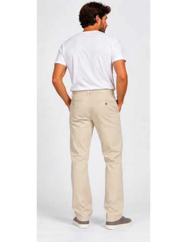 Pantalon Chino Schott NYC Beige Sable | Original Men Shop