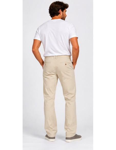 Pantalon Chino Schott NYC Beige Sable | Original Men Shop