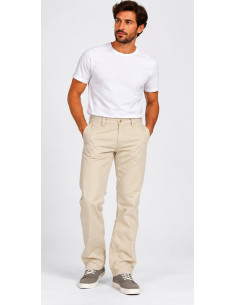 Pantalon Chino Schott NYC Beige Sable | Original Men Shop