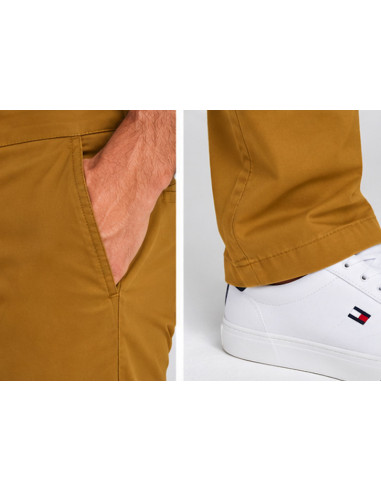 Pantalon Chino Tommy Hilfiger Homme Moutarde | Maroc