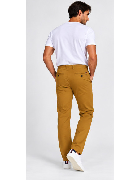 Pantalon Chino Tommy Hilfiger Homme Moutarde | Maroc