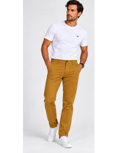 Pantalon Chino Tommy Hilfiger Homme Moutarde | Maroc