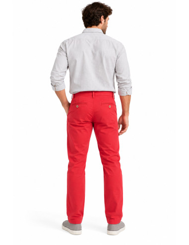 Pantalon Chino Homme ESPRIT Rouge Corail | Originalmenshop
