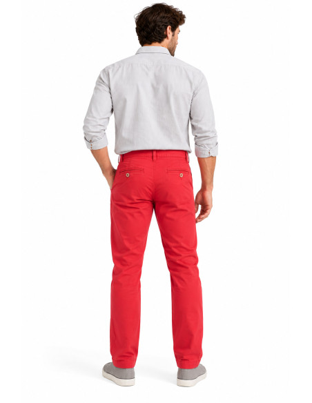 Pantalon Chino Homme ESPRIT Rouge Corail | Originalmenshop