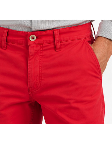Pantalon Chino Homme ESPRIT Rouge Corail | Originalmenshop