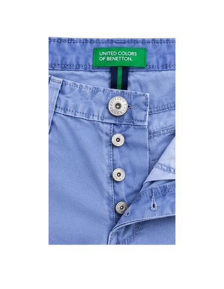 Pantalon Benetton Homme Bleu Ciel Regular | Originalmenshop