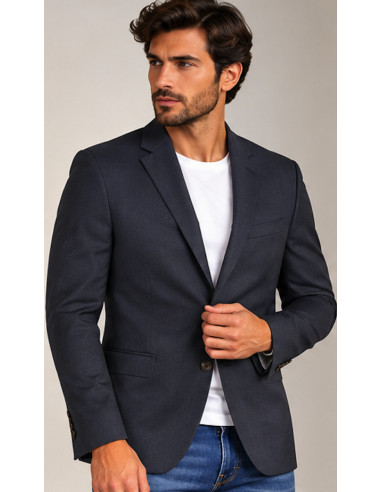 Blazer Homme Sartoria Benetton Gris Anthracite | Maroc  Copier