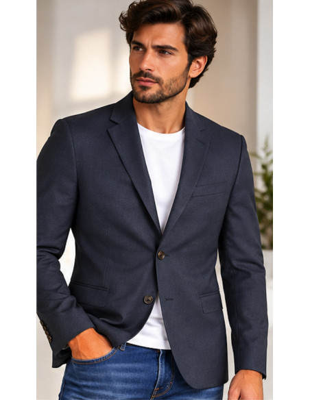 Blazer Homme Sartoria Benetton Gris Anthracite | Maroc  Copier