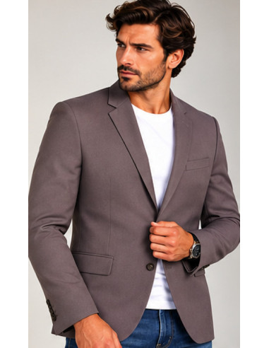 Blazer Homme BRICE Taupe Taille 54 | OriginalMenShop Maroc