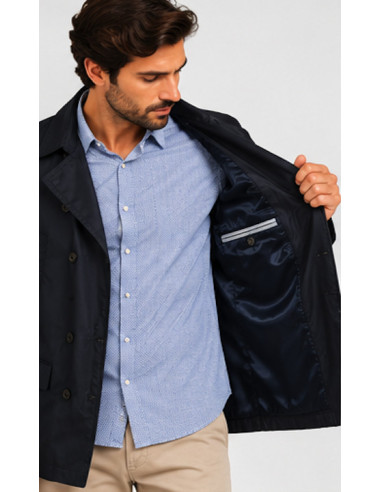 Veste Homme CYRILLUS Bleu Marine Croisée | Originalmenshop