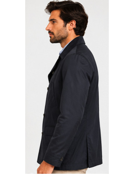 Veste Homme CYRILLUS Bleu Marine Croisée | Originalmenshop