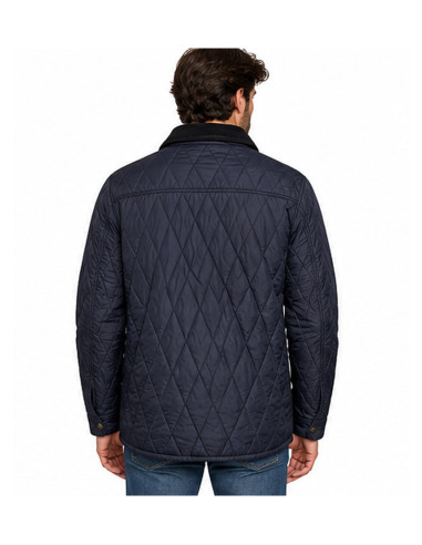Veste Matelassée Homme JACK & JONES Bleu Marine – Col Classique, Style Casual Chic