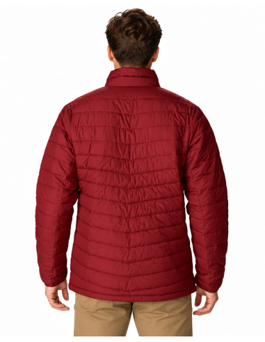 Doudoune Homme COLUMBIA Grise – Omni-Heat, Matelassée, Col Montant